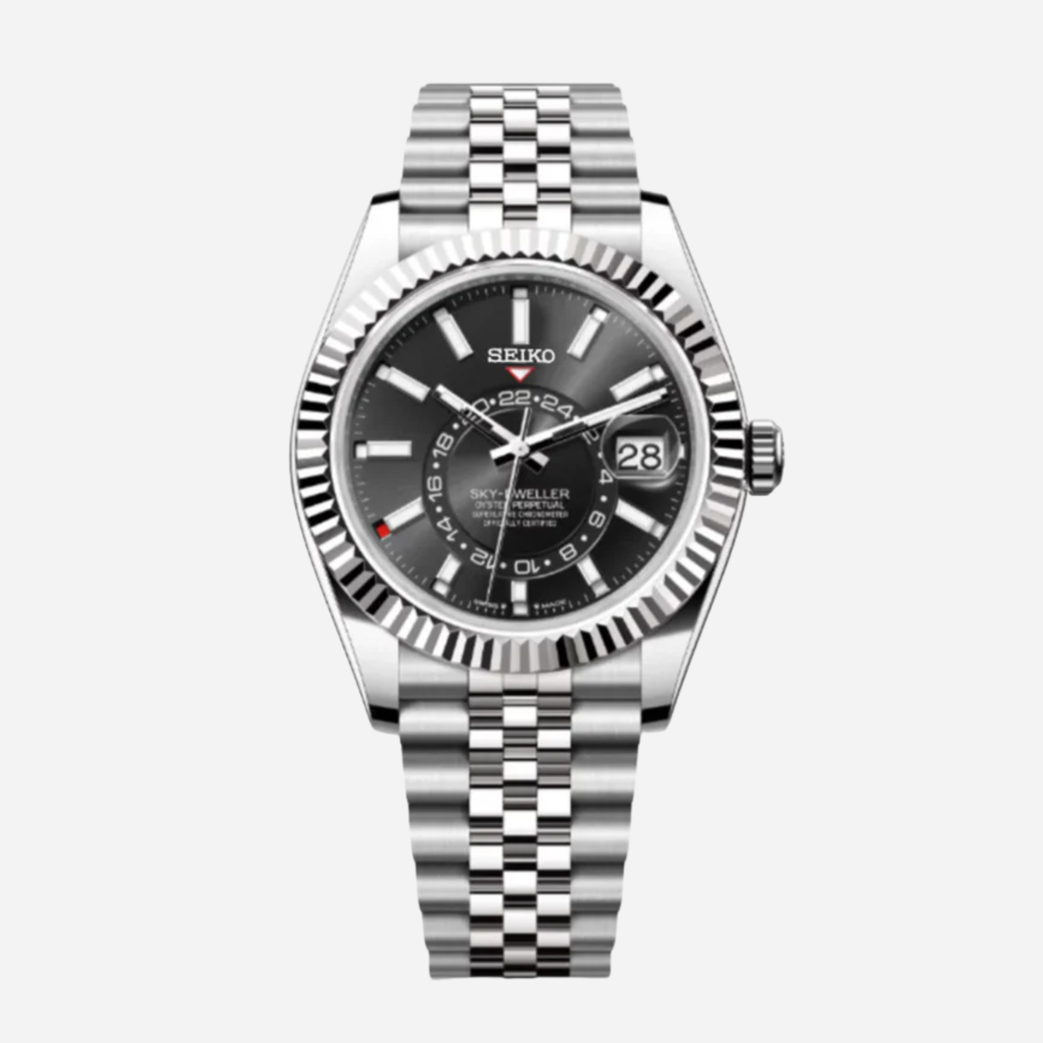 SeikoDweller Svart