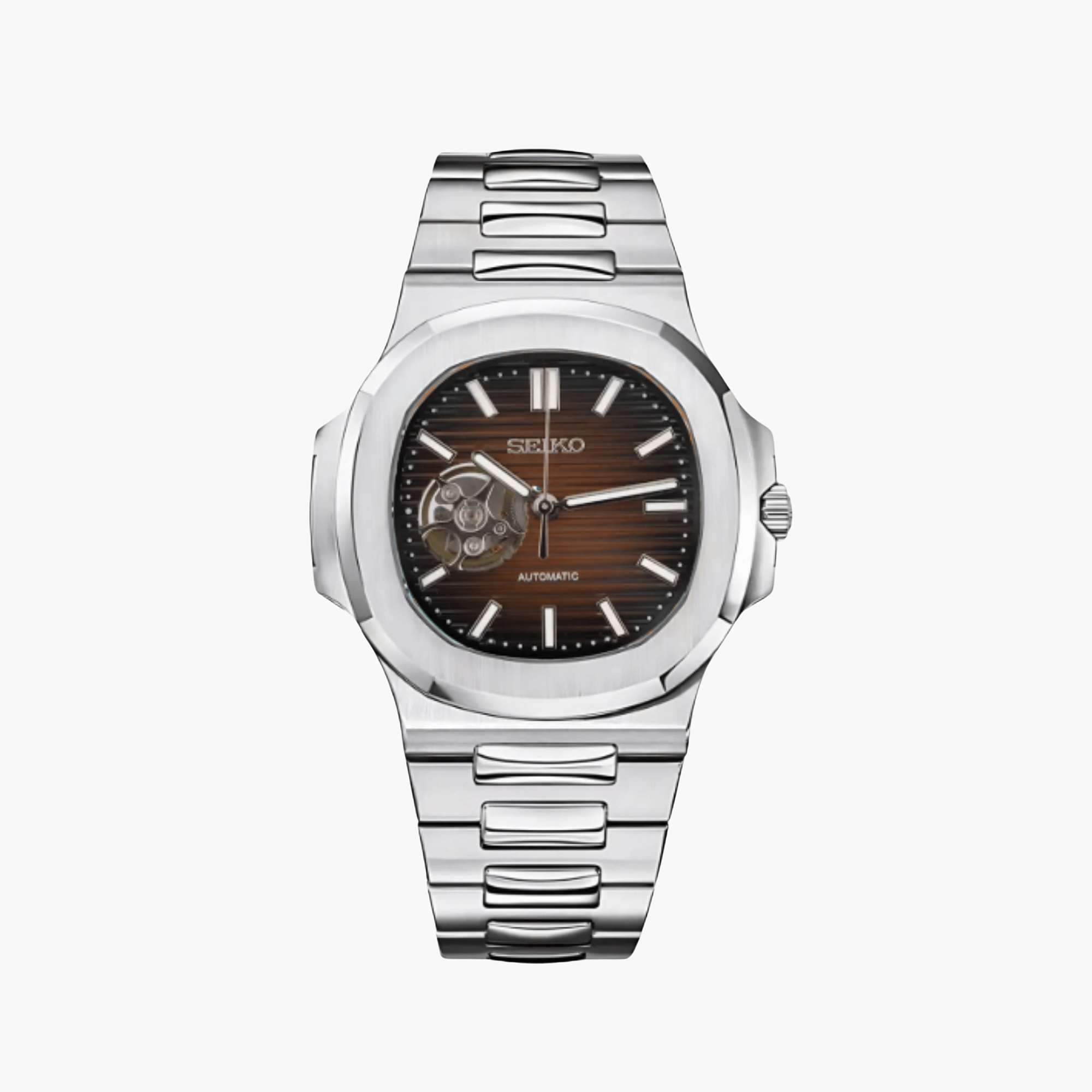 Nautiko Silver Brun Ăppet HjĂ€rta