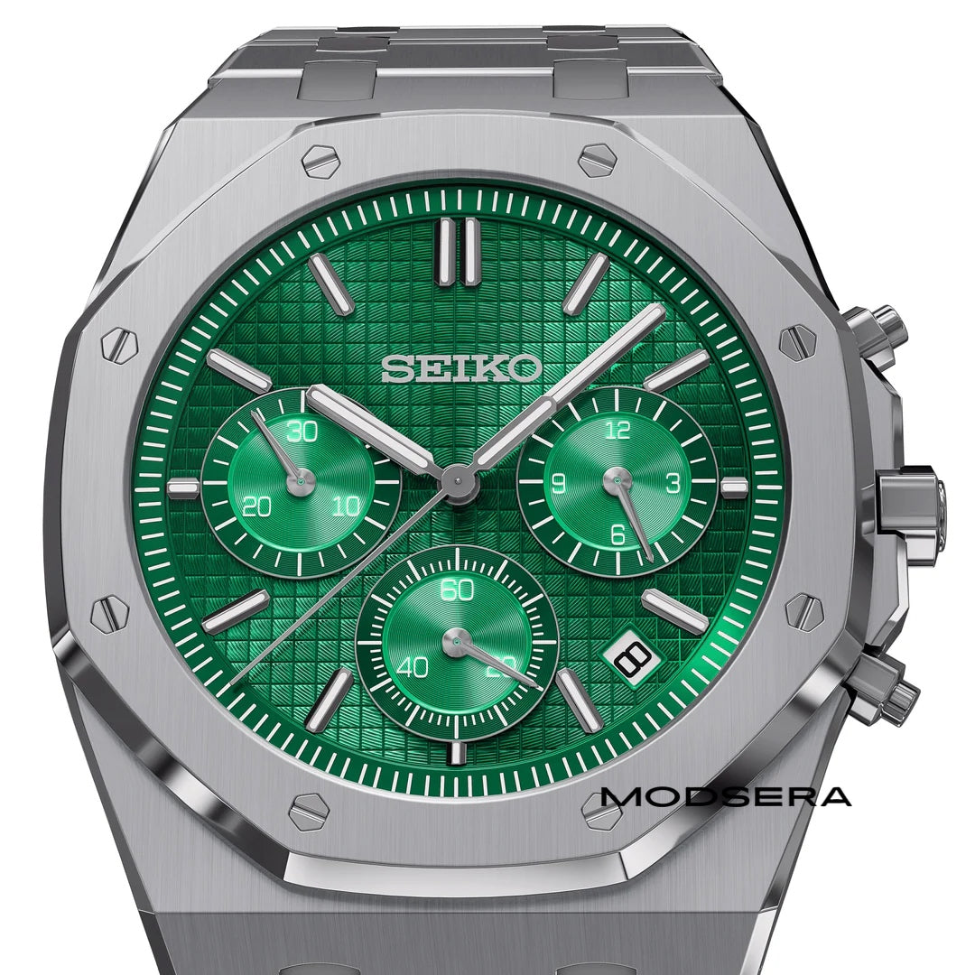 Royal Seikoak Chrono Grön