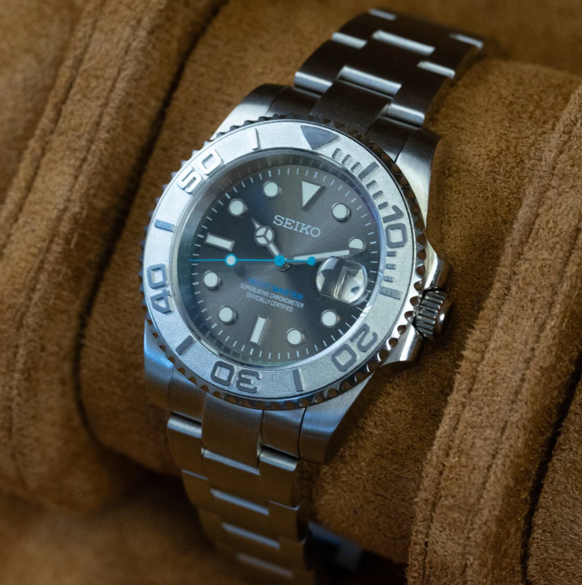 Seikomariner Silver Rodium