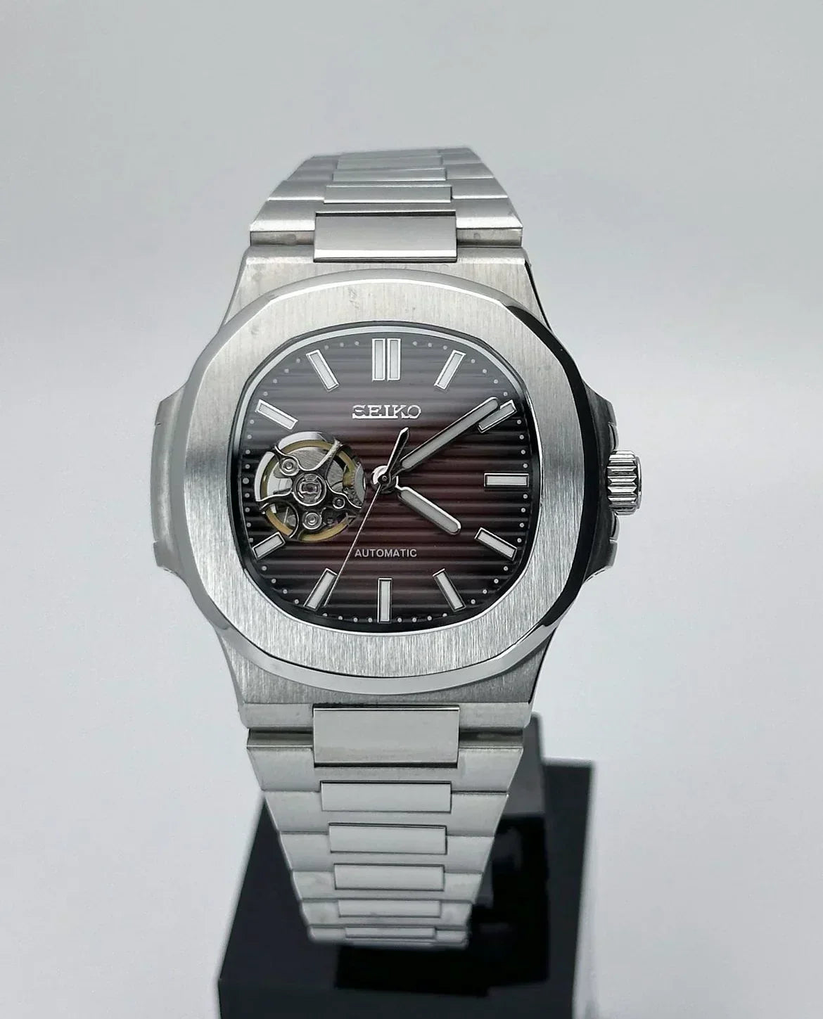 Nautiko Silver Brun Öppet Hjärta