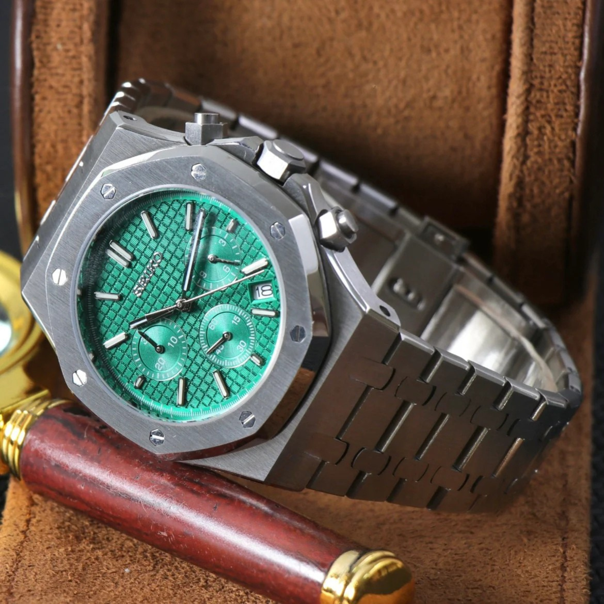 Royal Seikoak Chrono Grön