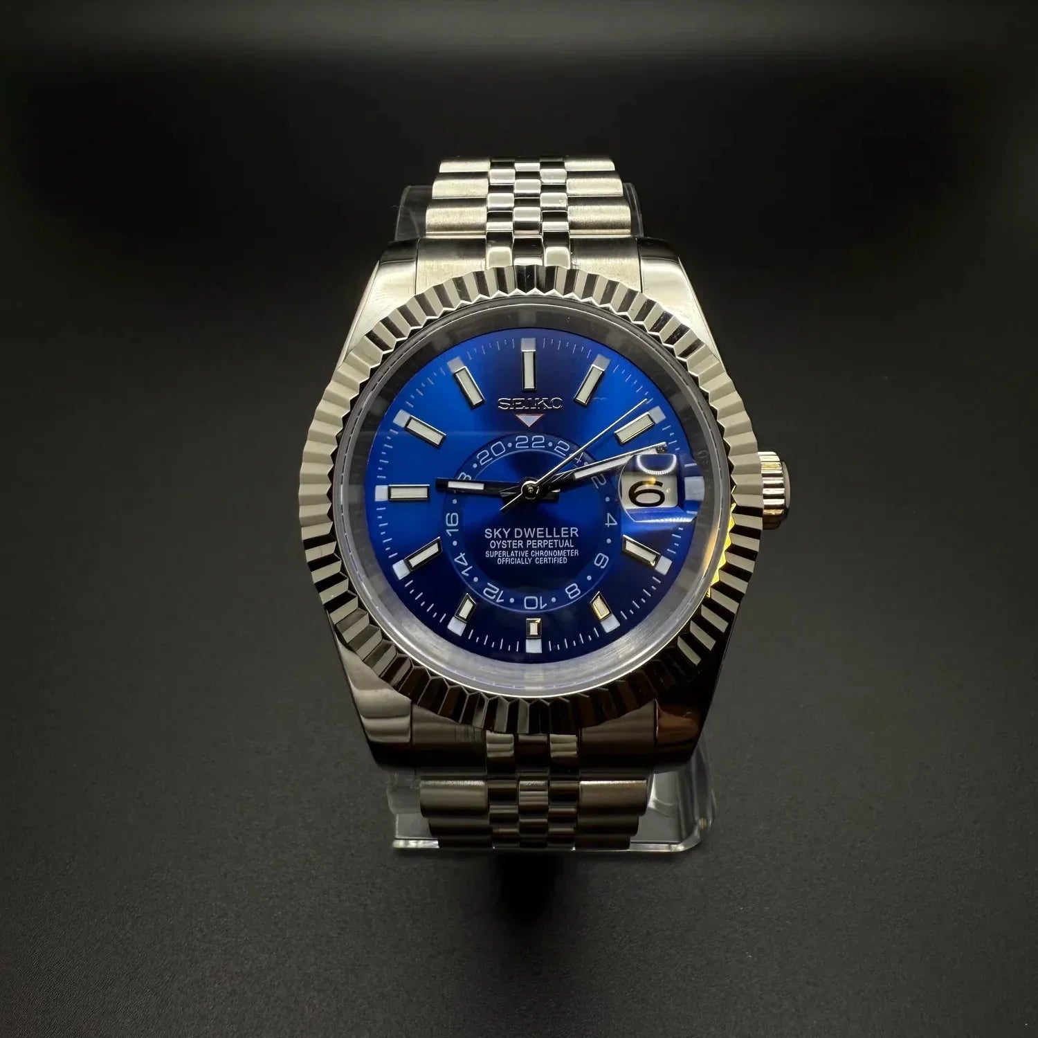 SeikoDweller Blå
