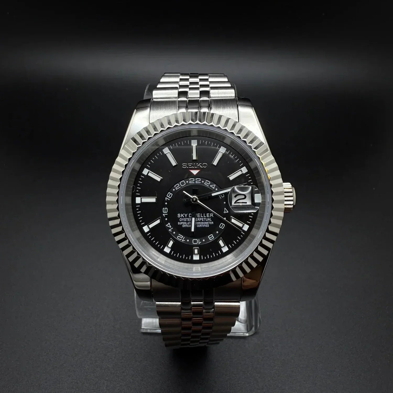 SeikoDweller Svart