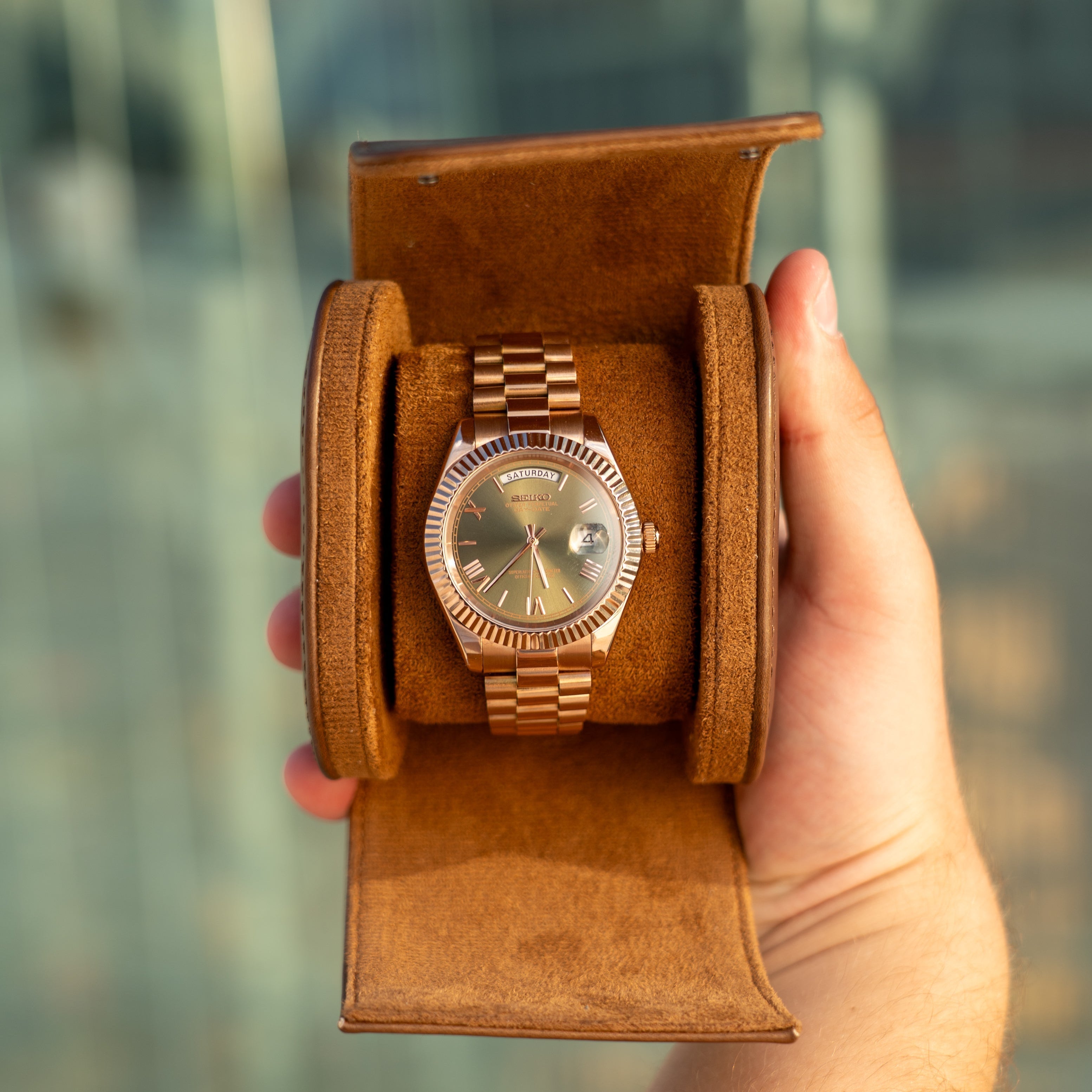 Seikodate Oliv︱Roséguld