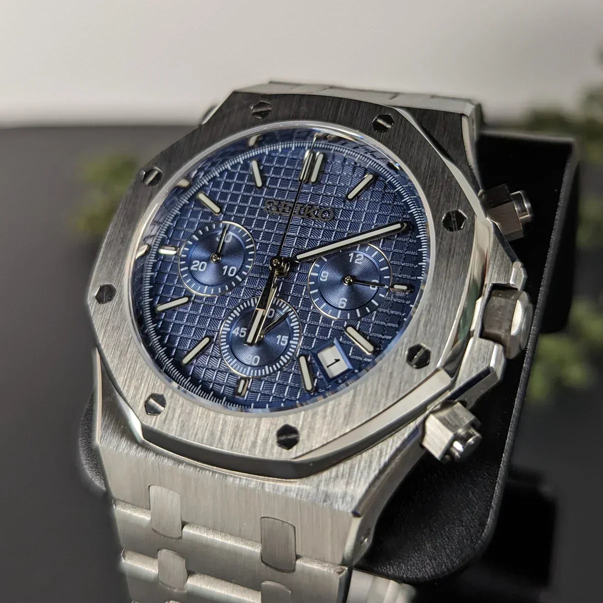 Royal Seikoak Blå Chrono