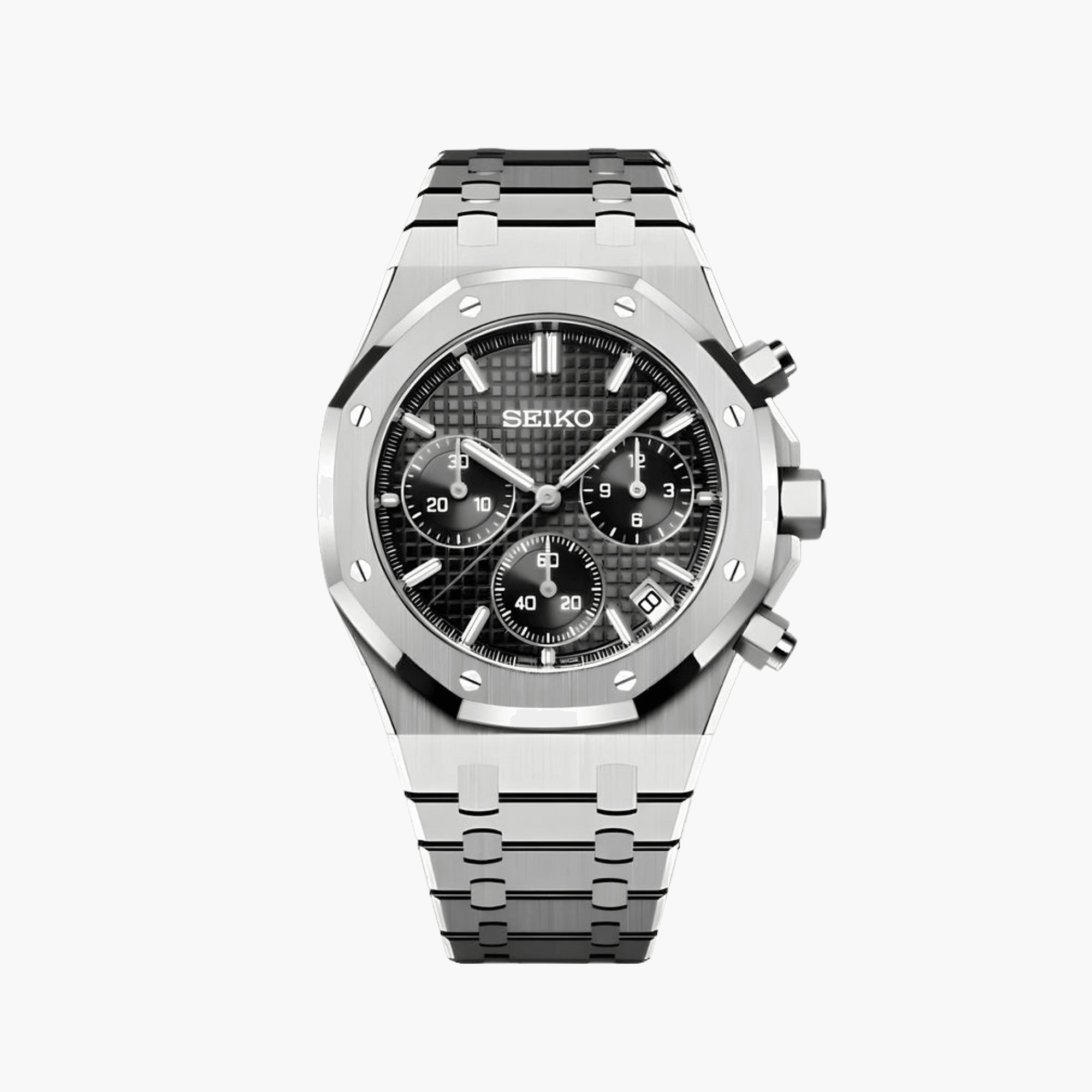 Royal Seikoak Svart Chrono