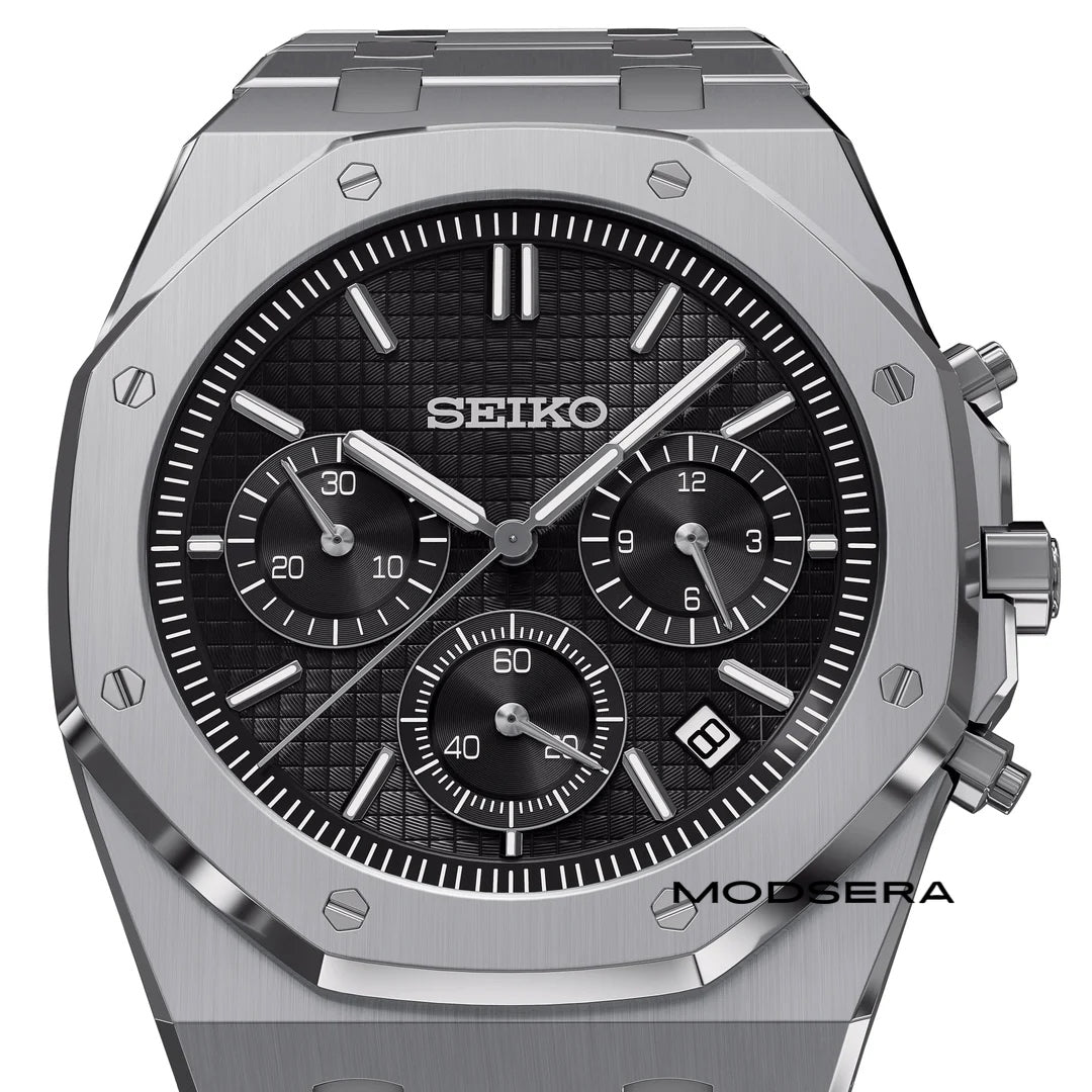 Royal Seikoak Svart Chrono