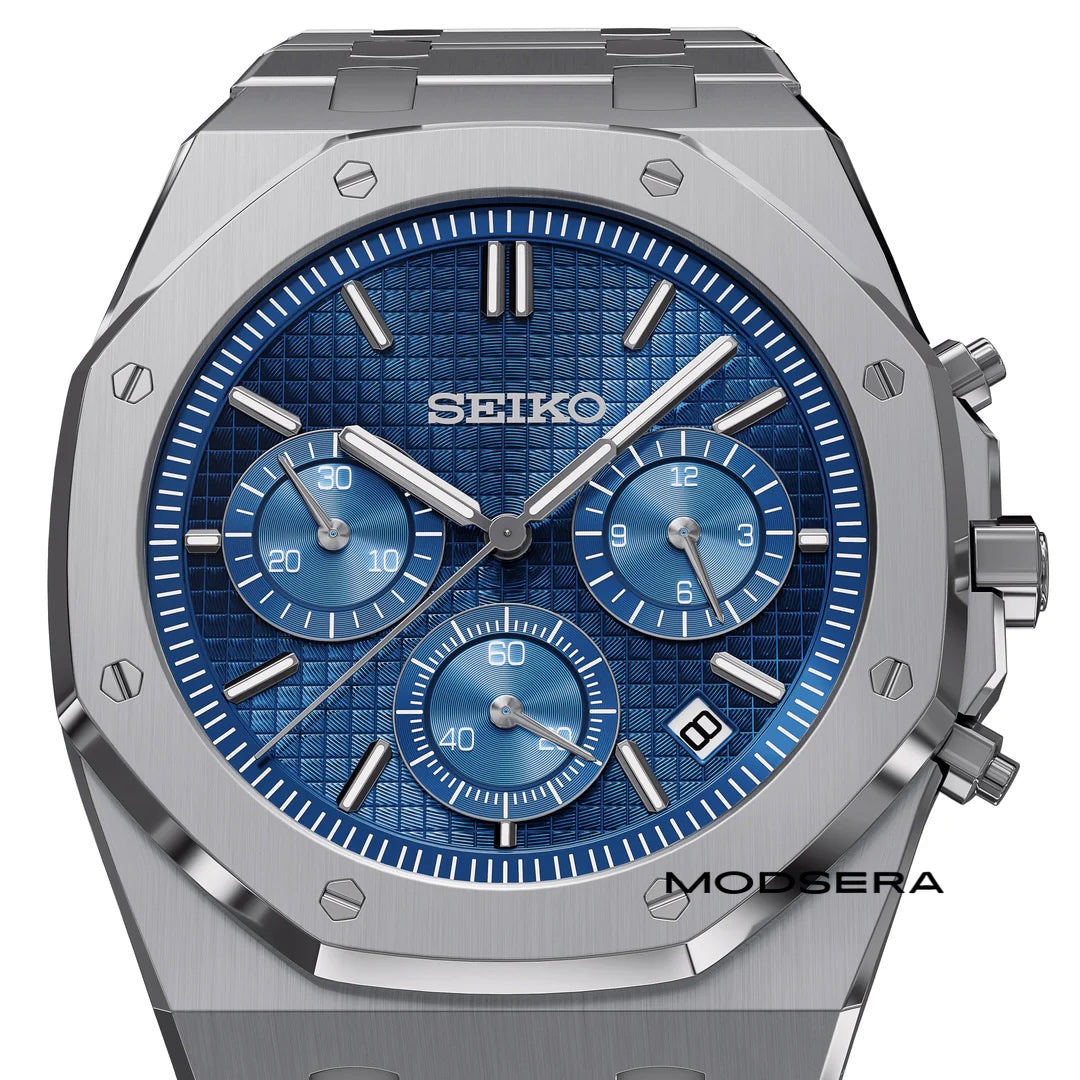 Royal Seikoak Blå Chrono