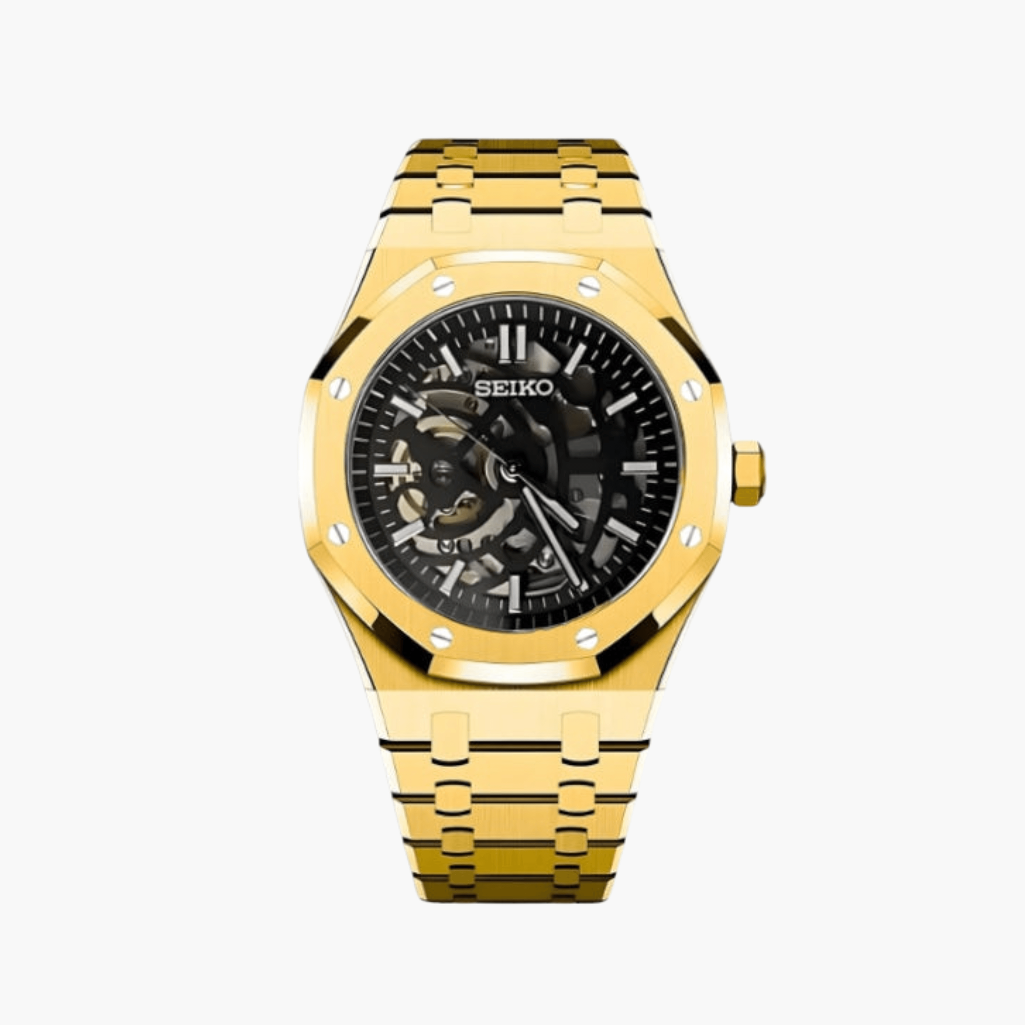 Royal Seikoak Skelett Guld