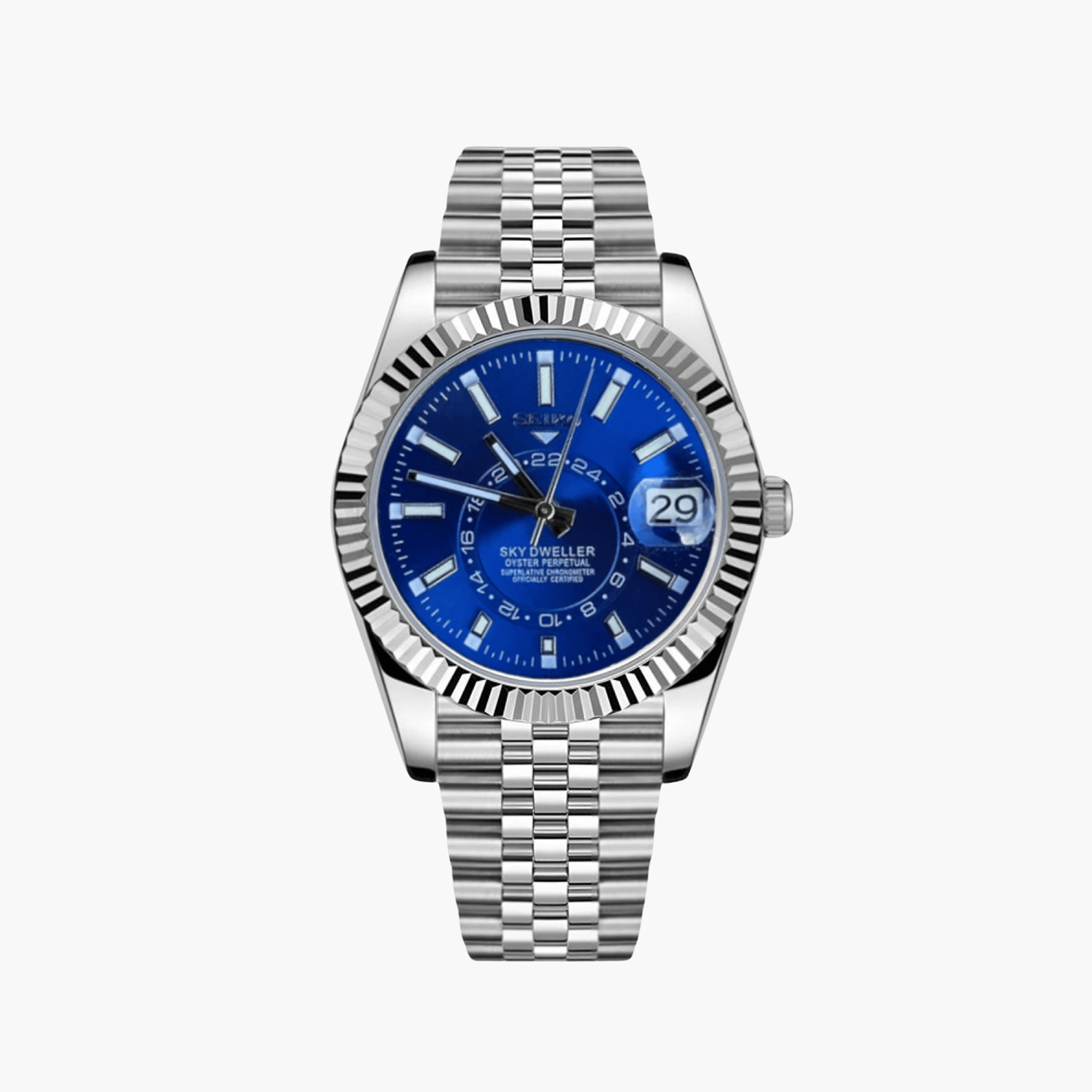 SeikoDweller Blå