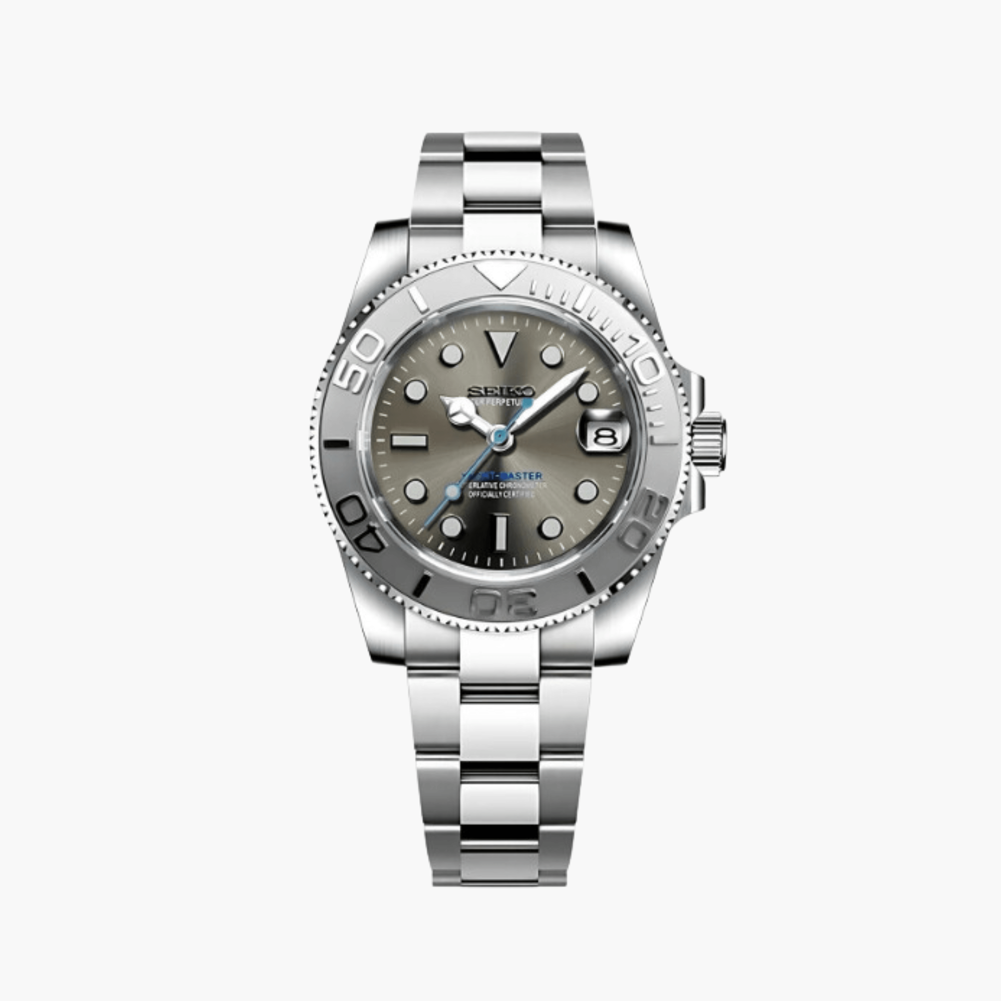 Seikomariner Silver Rodium