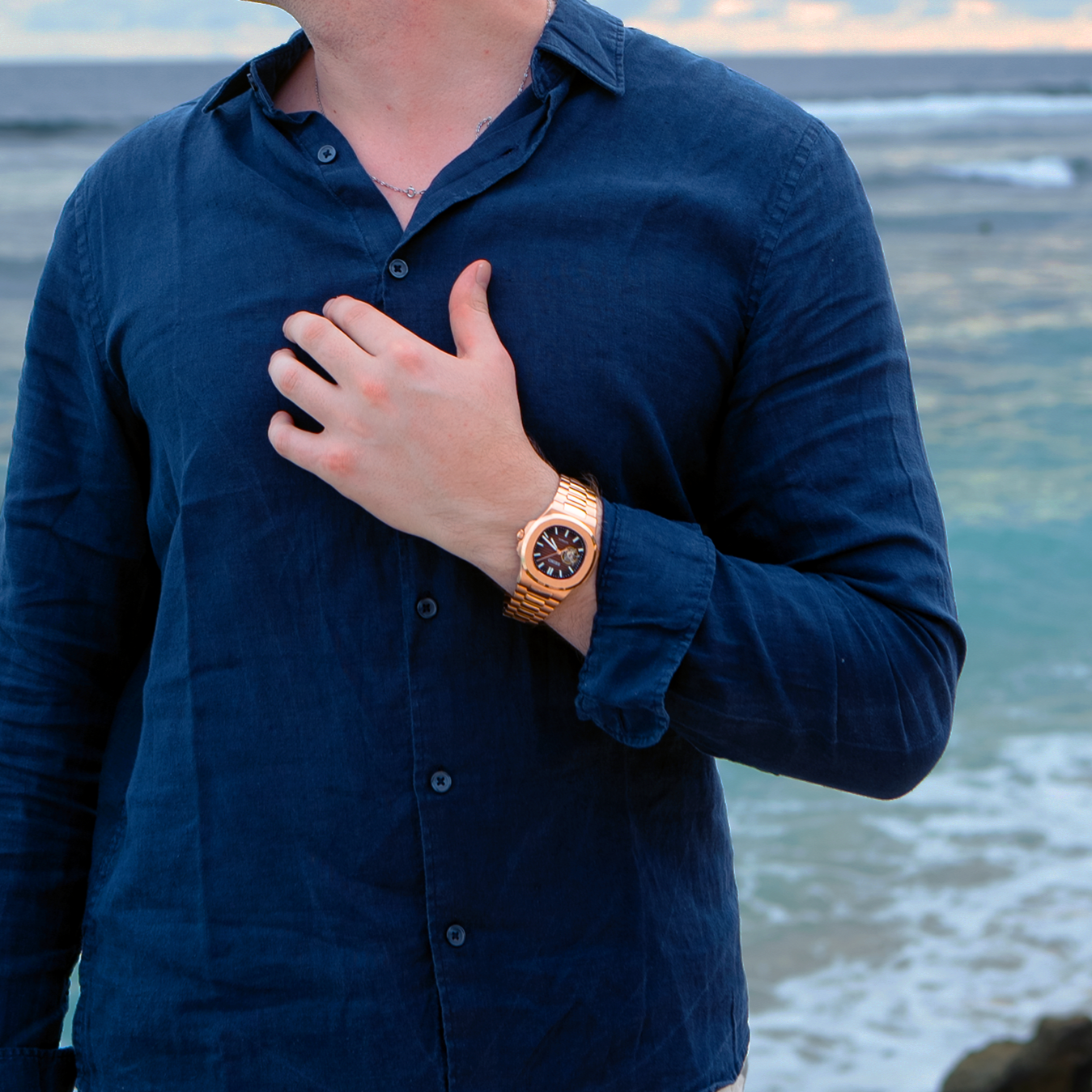 Nautiko Roséguld Öppet Hjärta